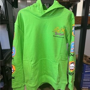 Green Graphic Hoodie